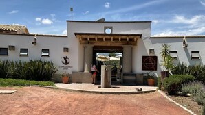 Entrada de la propiedad