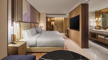 Premium bedding, down duvets, pillow-top beds, minibar