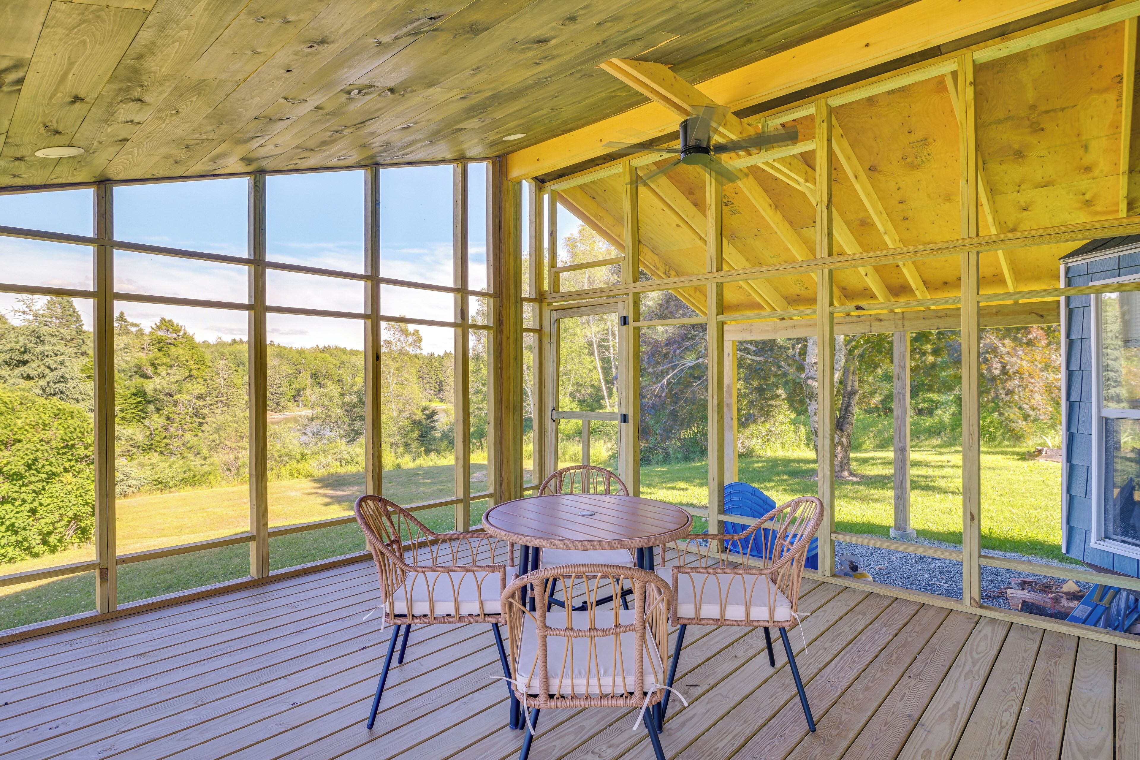 Steuben Vacation Rental | 2BR | 1BA | 1,100 Sq Ft | 4 Steps to Enter