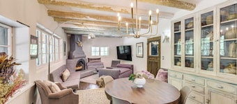 Mid-Century Modern Taos Home w/ Hot Tub & Fire Pit