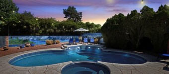 Chic Getaway: Sparkling Pool, Outdoor Oasis, Game Room Fun, & Abundant Amenities