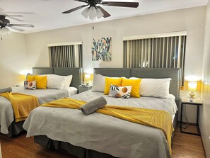 7 habitaciones, cuna de viaje, wifi gratis y ropa de cama 