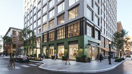 Exterior. Scout Living PCM | Placemakr Atlanta, Apartments by Hilton