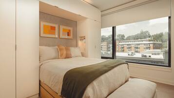 2 bedrooms, premium bedding, individually decorated