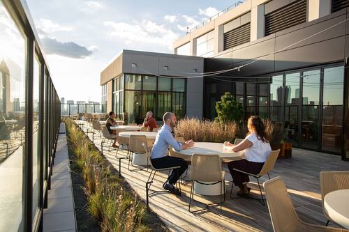 Rooftop terrace