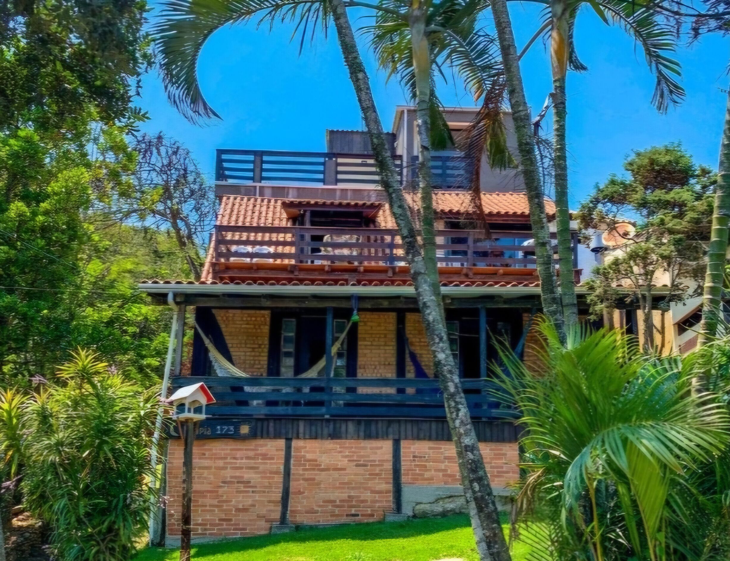 Façade de l’hébergement