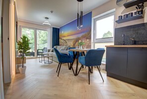 Leilighet – comfort, parkutsikt | Individuelt dekorert, individuelt innredet og wi-fi (inkludert)