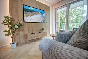 Comfort Apartment, Park View | Individually decorated, individually furnished, free WiFi, bed sheets - HelApart - Casa Baia (Hel)