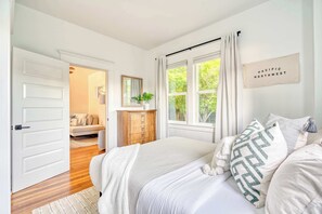 3 bedrooms, iron/ironing board, travel cot, WiFi