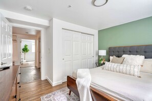 8 bedrooms, iron/ironing board, travel crib, WiFi