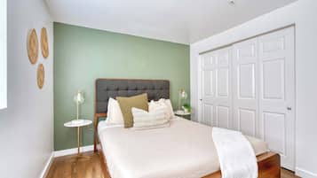 2 bedrooms, iron/ironing board, travel crib, WiFi