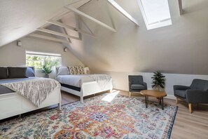 3 bedrooms, iron/ironing board, travel cot, WiFi