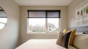 2 sovrum, strykjärn/strykbräda, resesäng och wi-fi