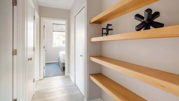 2 bedrooms, iron/ironing board, travel crib, WiFi