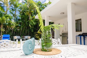 Villa, 3 Bedrooms, Private Pool, Pool View | Dining - A Guest Dream Villa Blue at Punta Cana Village! (Punta Cana)