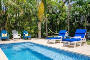 Villa, 3 Bedrooms, Private Pool, Pool View | Pool | Outdoor pool - A Guest Dream Villa Blue at Punta Cana Village! (Punta Cana)