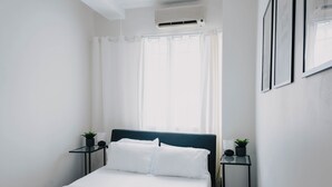 1 chambre, fer et planche à repasser, literie fournie