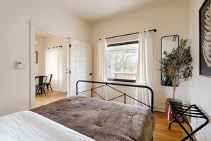 4 bedrooms, iron/ironing board, travel crib, WiFi