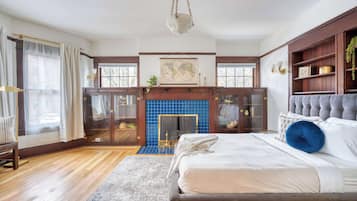 2 bedrooms, iron/ironing board, travel crib, WiFi