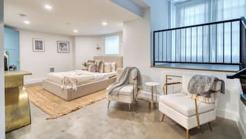 2 bedrooms, iron/ironing board, travel crib, WiFi