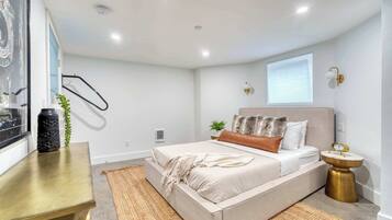 2 habitaciones, tabla de planchar con plancha, cuna de viaje y wifi