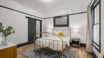 4 bedrooms, iron/ironing board, travel crib, WiFi