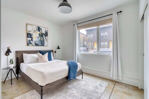 3 bedrooms, iron/ironing board, travel cot, WiFi