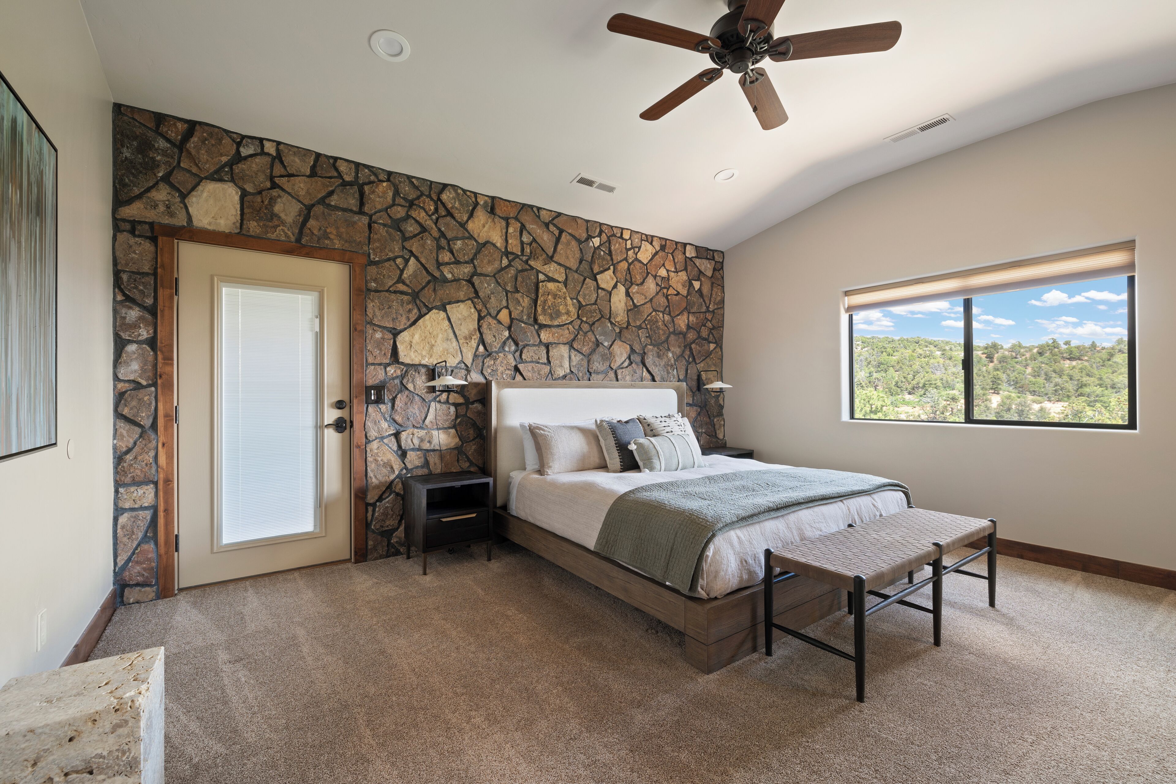 Master Bedroom Access to Patio.