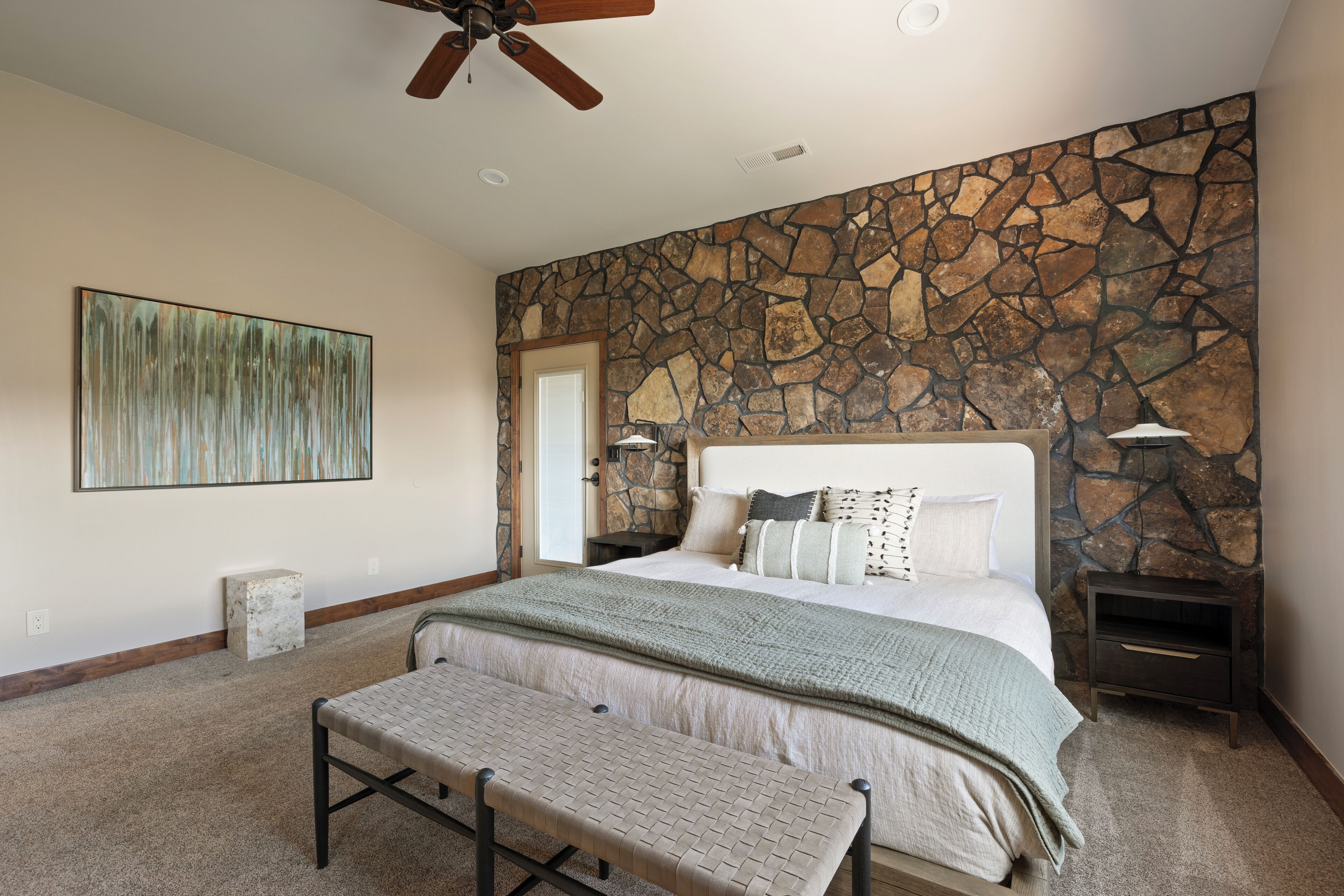 Master bedroom (side chairs not pictured)