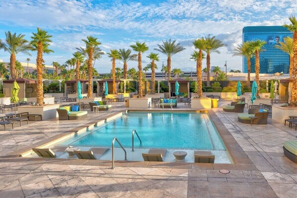 Pool - MGM Signature Balcony One Bedroom Two Beds Suite (Las Vegas)