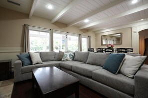 House, Multiple Beds, Pool Access, Pool View (Destination #03) | Living area - Incredible Estate 5 Bedrooms 3 Bathroom W/resort Style Rock Pool & Jacuzzi (Fullerton)