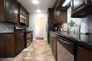 House, Multiple Beds, Pool Access, Pool View (Destination #14) | Private kitchen | Coffee/tea maker, electric kettle - Destination #14 (Anaheim)