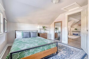 4 bedrooms, iron/ironing board, travel crib, WiFi