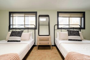 2 bedrooms, iron/ironing board, travel crib, WiFi