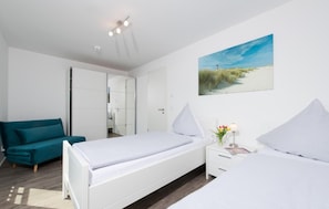 2 chambres, fer et planche à repasser, lit parapluie, Wi-Fi gratuit