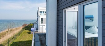 Strandhus i Olpenitz med havudsigt