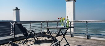 Beach front home in Olpenitz with house sea view