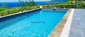Villa Bèl Ti View Pool Sea and Pelee Mountain