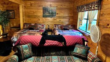 4 dormitorios, tabla de planchar con plancha, wifi y ropa de cama