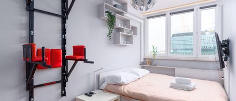 1 chambre, bureau, fer et planche à repasser, Wi-Fi