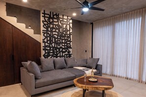 Living area - Luxury Mansion in Aldea Zama (Tulum)