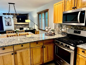 Fridge, microwave, oven, stovetop - NEW !!! COZY , RUSTIC 2-bedroom townhome Near STARVED ROCK !!! (North Utica)