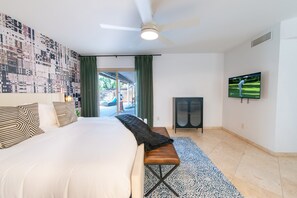 4 bedrooms, iron/ironing board, WiFi, bed sheets