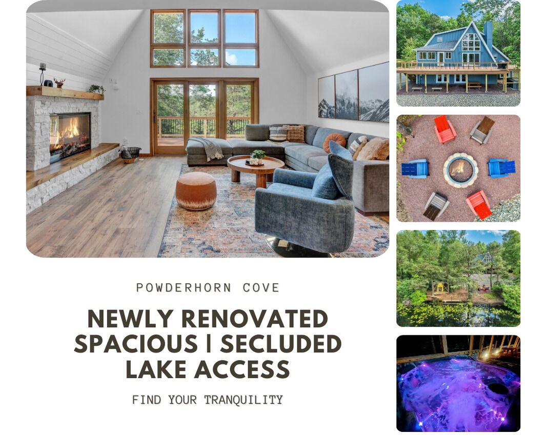 Powderhorn Cove: Lakefront / Game Room / Hot-Tub / Huge Deck / EV Charger