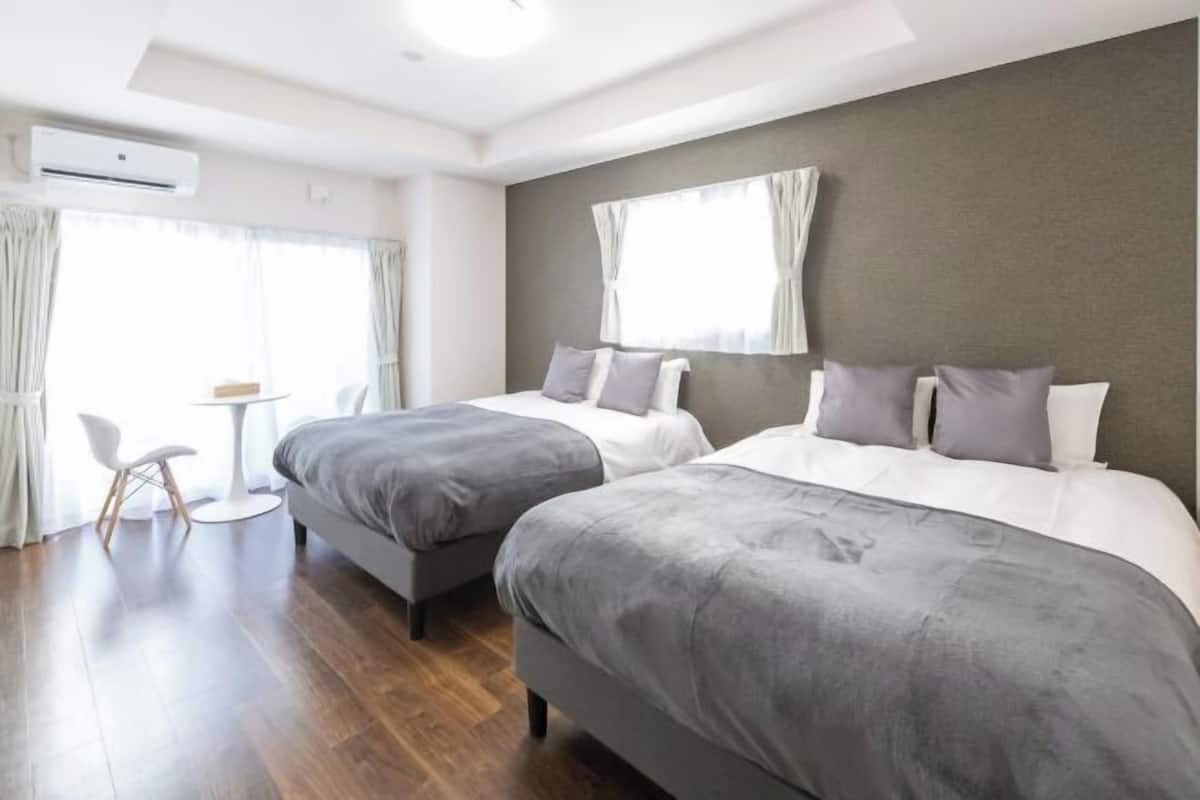 1 bedroom, blackout curtains, iron/ironing board, free WiFi