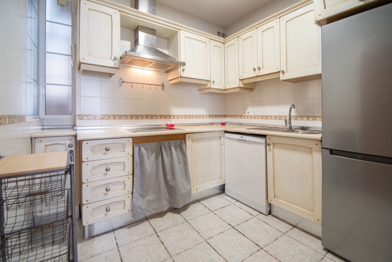 Placa de cocina, lavavajillas, cafetera o tetera y tostadora