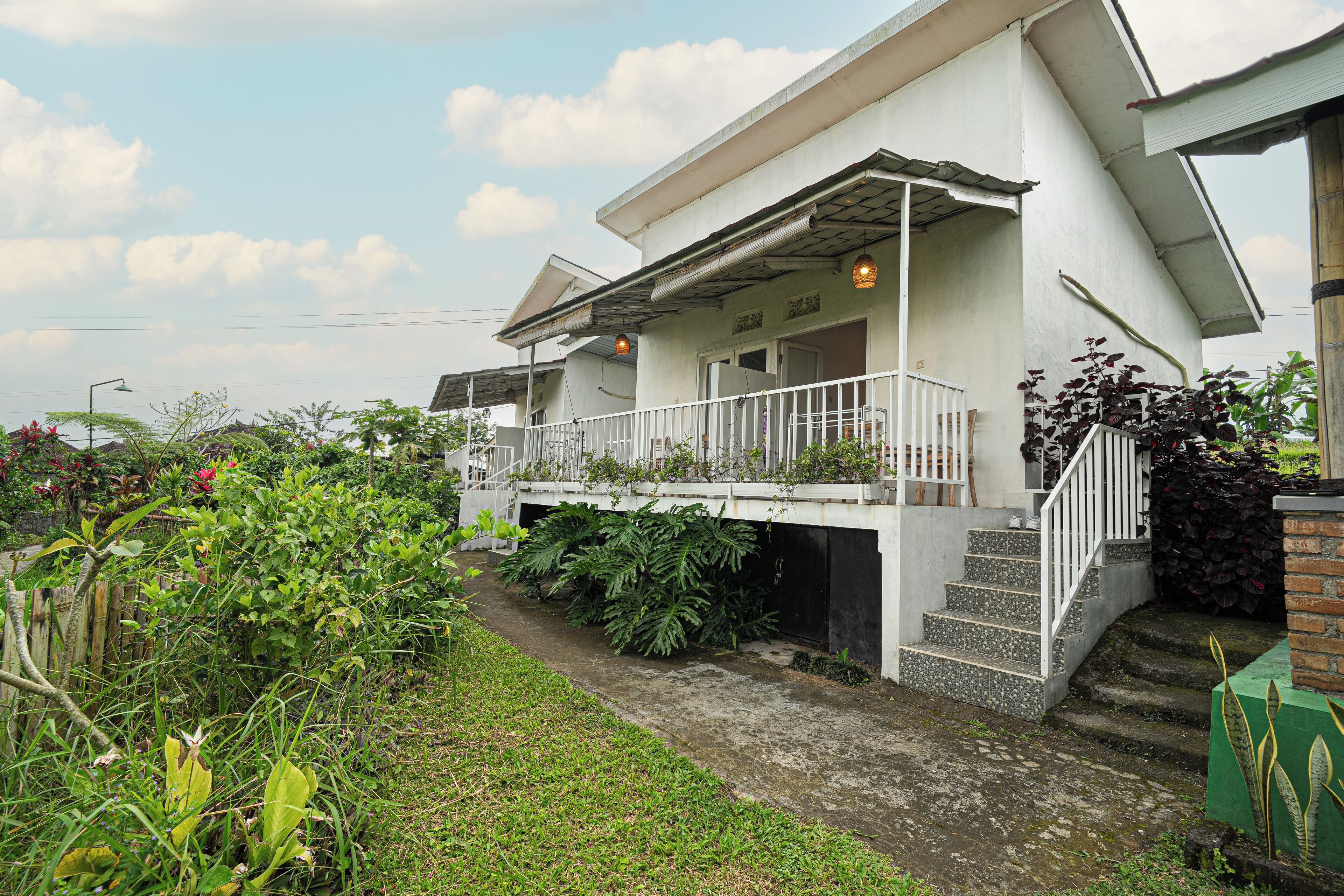 Overnatningsstedets facade