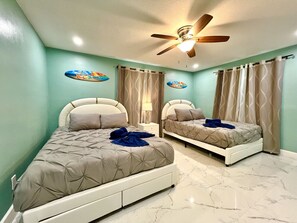 5 bedrooms, iron/ironing board, free WiFi, bed sheets