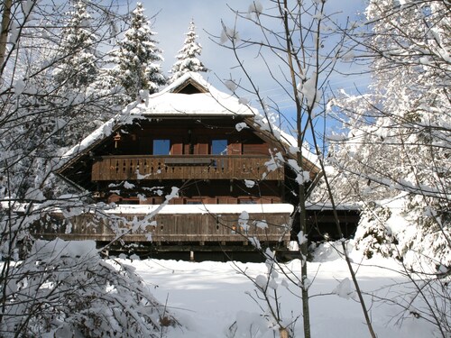 Authentic chalet with sauna and a large garden