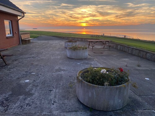 Fewo Wyk, in der Mitte der Hallig, direkt am Meer, Entspannung und Ruhe pur!